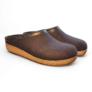 HAFLINGER Clog slip-on womens, Navy blue, size 5.5/36